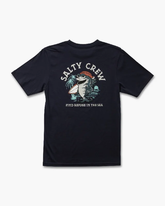 Men’s casual performance tee-Free Surf Boys Tee - Navy