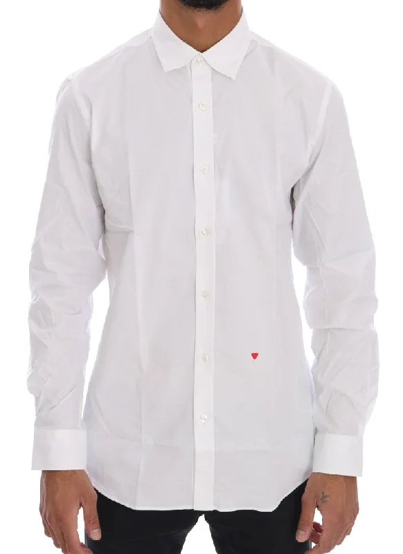 Men’s comfy corduroy button-up-Moschino Elegant  Slim-Fit Cotton Men's Shirt