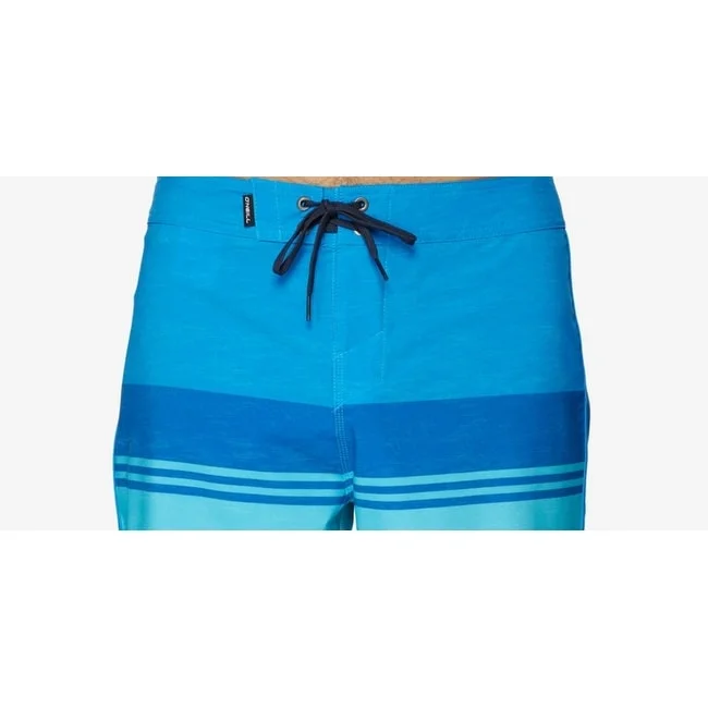 Men’s bright ripstop jeans-O'neill Men's Four Square Stripe Board Shorts Blue Size 28