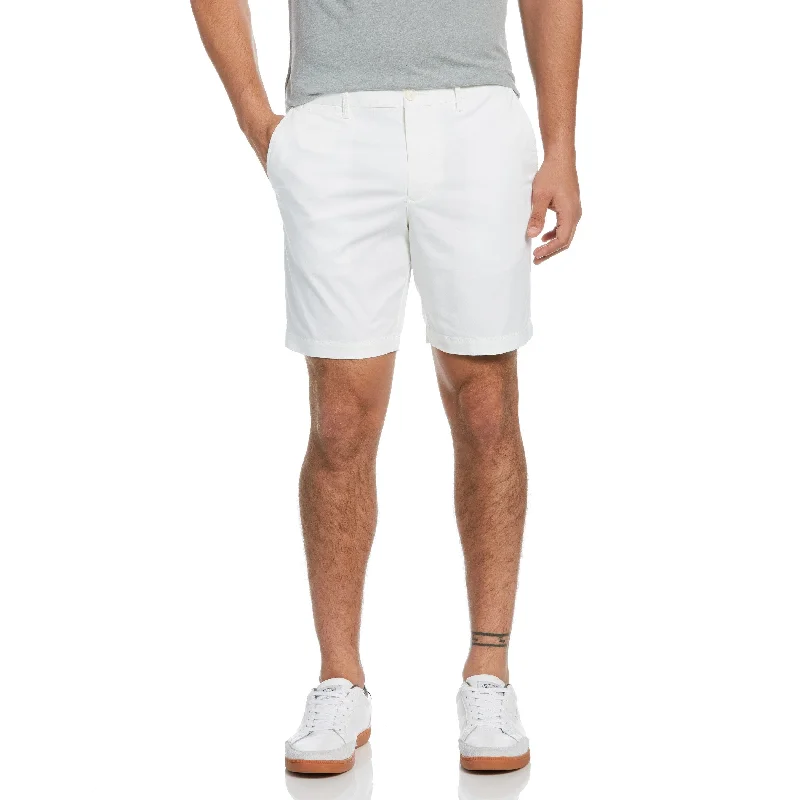 Men’s bright stretch trousers-Original Penguin Men's Slim Fit Soft Stretch 8 Shorts White Size 33