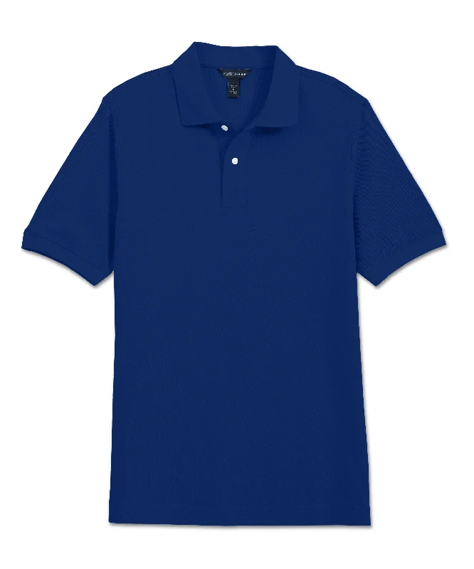 Men’s trendy twill button-up-Pima Pique Polo, Regal