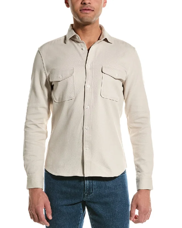 Men’s durable chambray shirt-Reiss Arlo Casual Shirt