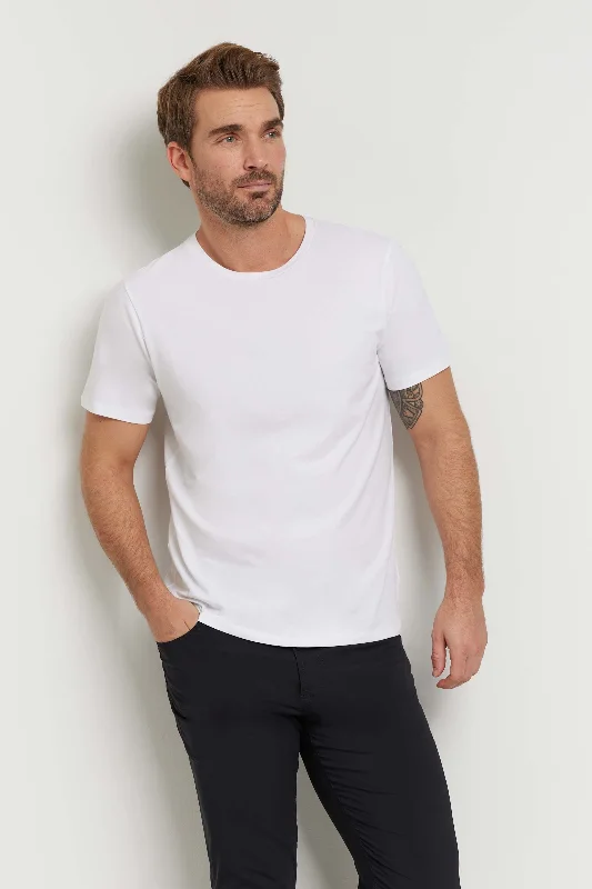 Men’s soft geometric tee-Scott Crewneck T-Shirt