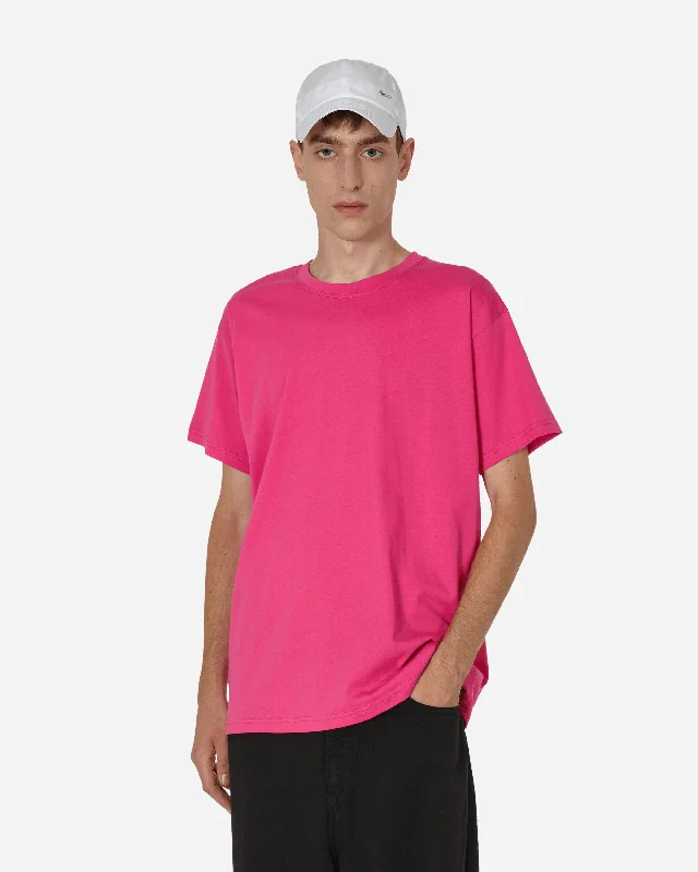 Men’s durable graphic tee-Logo T-Shirt Fluo Pink