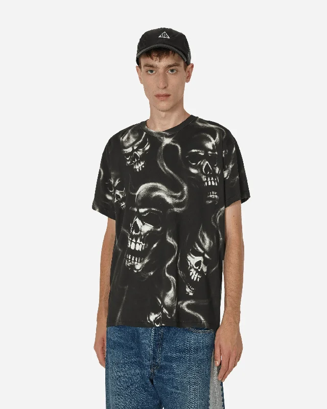 Men’s comfy solid shirt-Airbrush T-Shirt Black