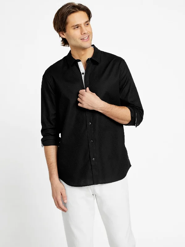 Men’s soft checked shirt-Tye Dobby Shirt