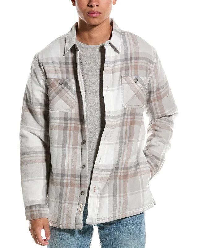 Men’s soft poplin shirt-WEATHERPROOF VINTAGE Lumberjack Flannel Shirt Jacket