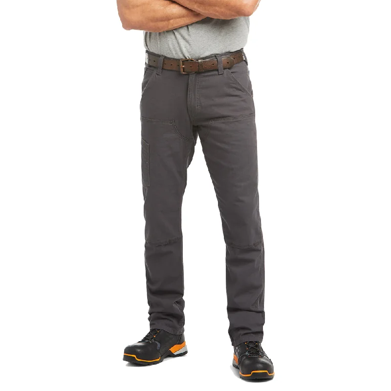 Men’s modern stretch pants-Ariat Men's Rebar M4 DuraStretch Made Tough Double-Front Straight Leg Pant