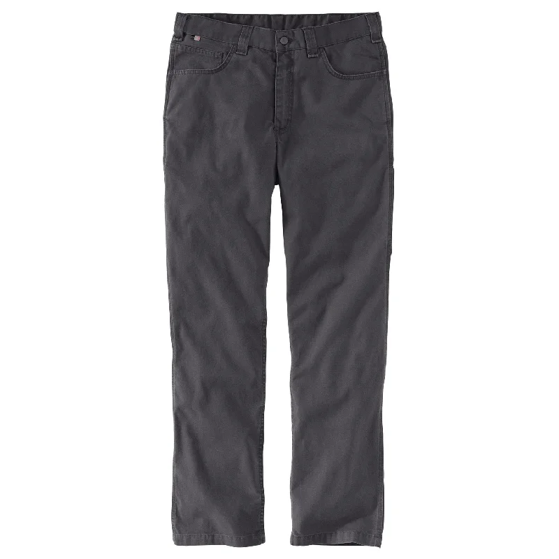 Men’s bright stretch trousers-Carhartt Men's Rugged Flex® Flame Resistant Canvas Pant_Shadow