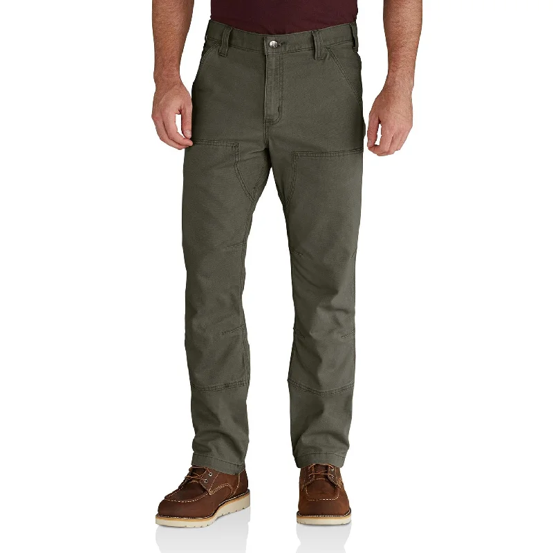 Men’s bold ripstop pants-Carhartt Men's Rugged Flex® Rigby Double-Front Pant_Moss