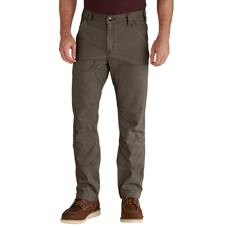 Men’s soft chino pants-Carhartt Men's Rugged Flex® Rigby Double-Front Pant_Tarmac