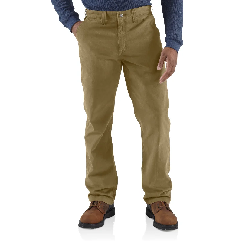 Men’s lightweight drawstring pants-Carhartt Men's Rugged Work Khaki Pant