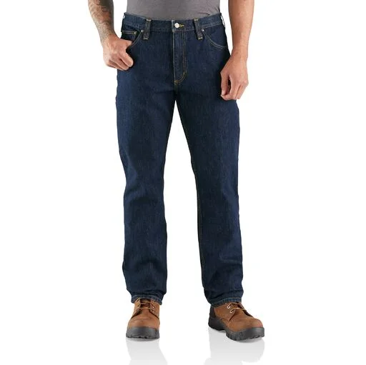 Men’s stylish ripstop jeans-Carhartt Men's Rugged Flex 5-Pocket Jean