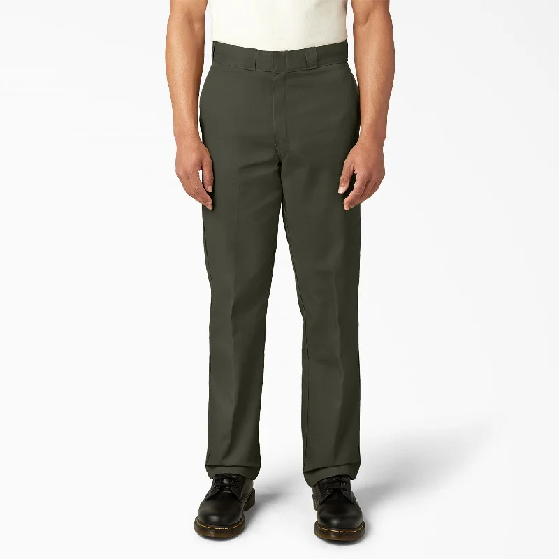 Men’s stylish drawstring pants-Dickies Men's Original 874® Work Pant_Olive Green