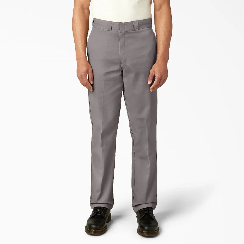 Men’s casual chino trousers-Dickies Men's Original 874® Work Pant_Silver