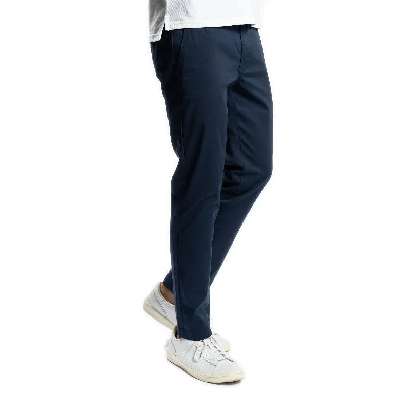 Men’s bright ripstop jeans-Lightweight Stretch Chinos Slim Fit - Navy