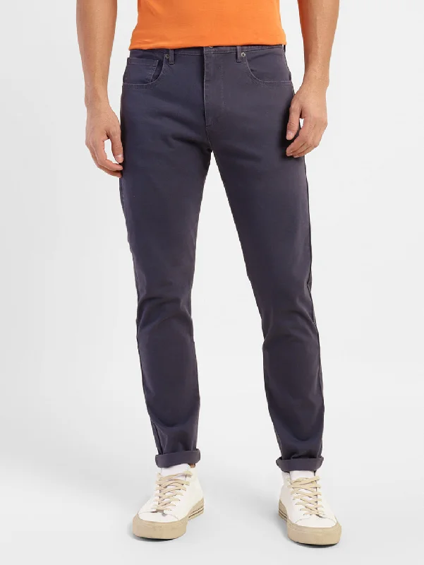 Men’s comfy utility trousers-Men's Slim Tapered Fit Trousers