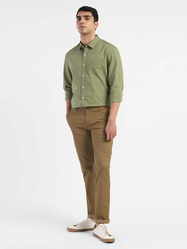 Men’s modern utility pants-Men's Slim Fit Trousers