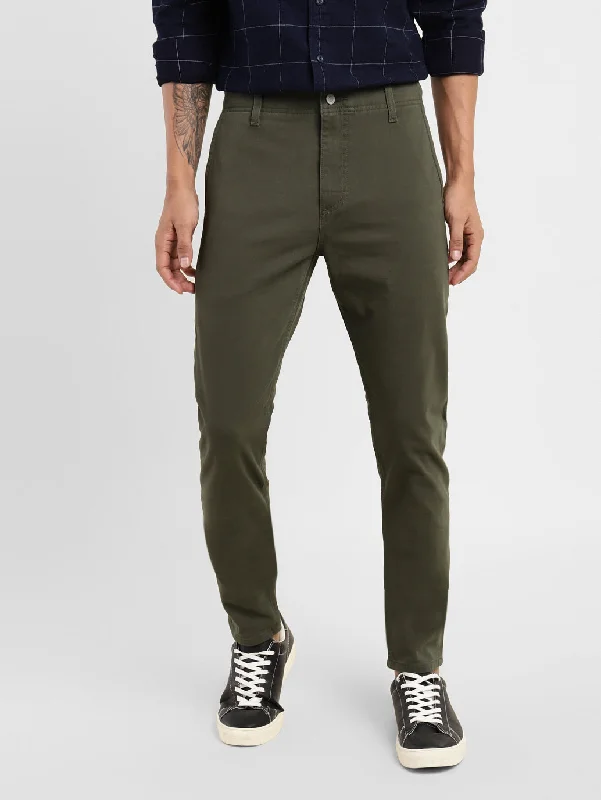 Men’s lightweight stretch pants-Men's Slim Tapered Fit Trousers