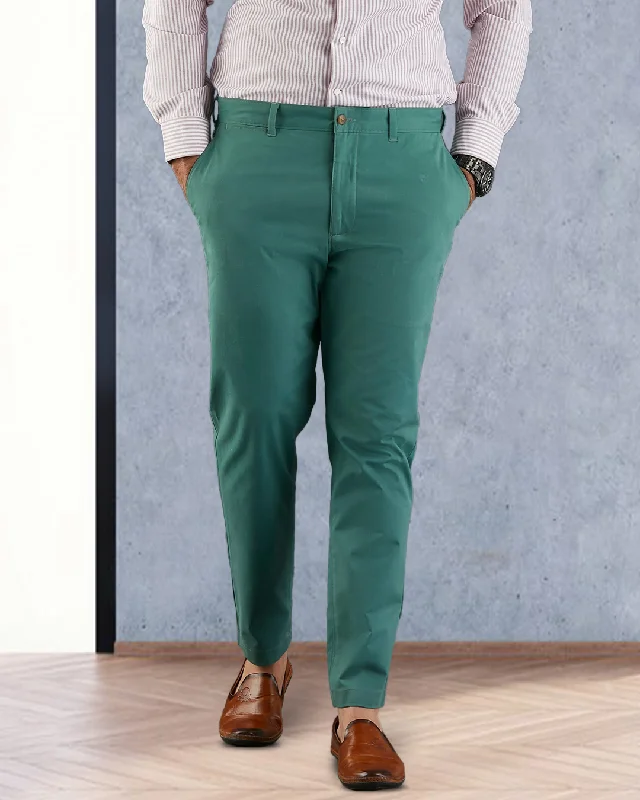 Men’s soft gabardine pants-Genoa Chino Pant Fern Green