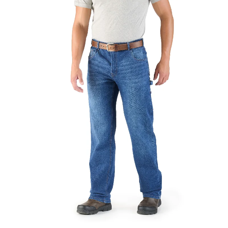 Men’s trendy washed jeans-Heartland Flex Relaxed Fit Carpenter Jean