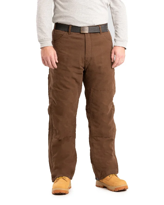 Men’s relaxed gabardine pants-Highland Washed Duck Insulated Outer Pant