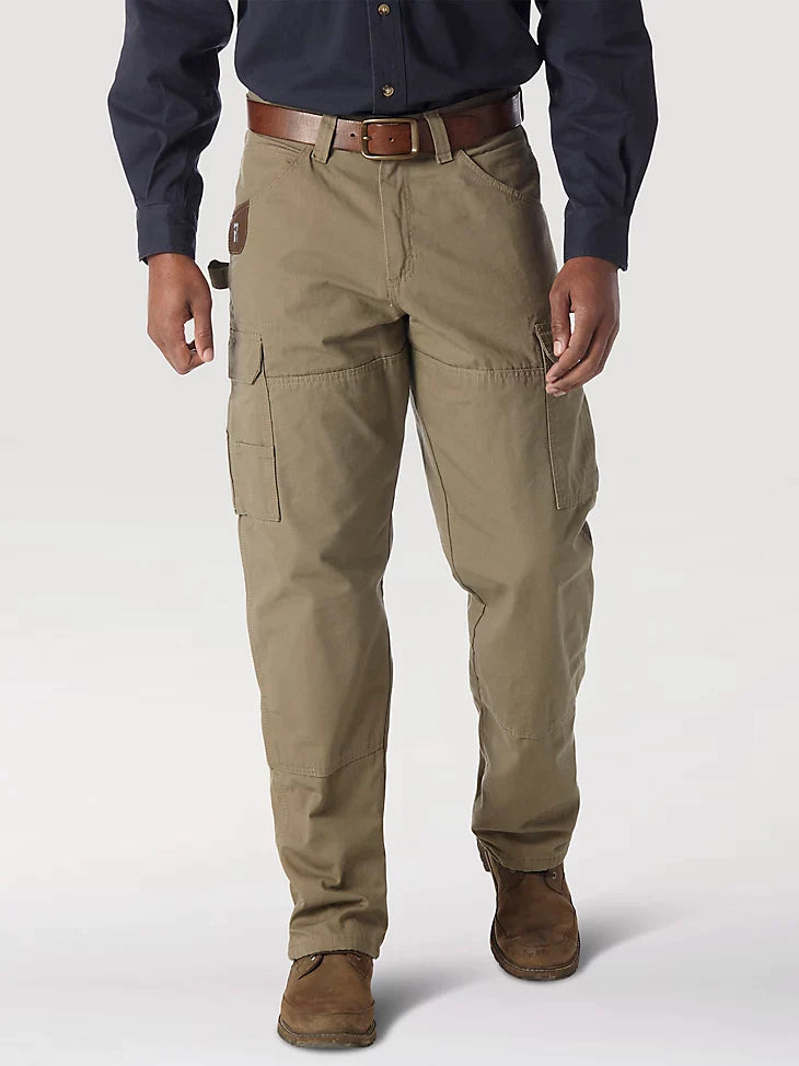 Men’s bold chino pants-Wrangler® RIGGS® Men's Lined Ripstop Ranger Pant_Bark