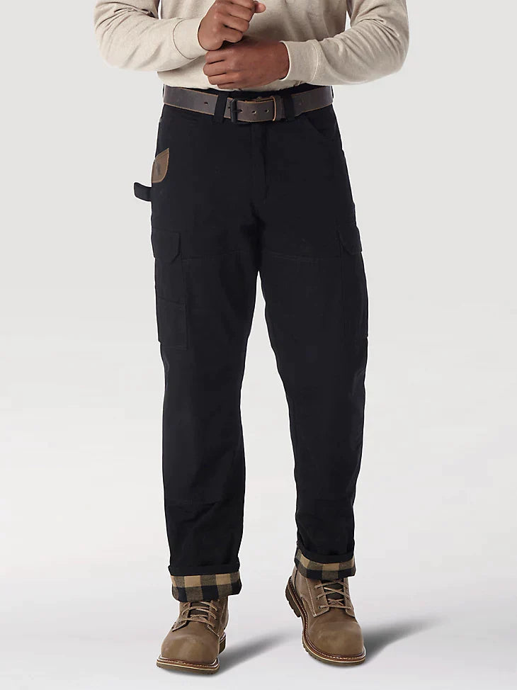 Men’s modern twill jeans-Wrangler® RIGGS® Men's Lined Ripstop Ranger Pant_Black