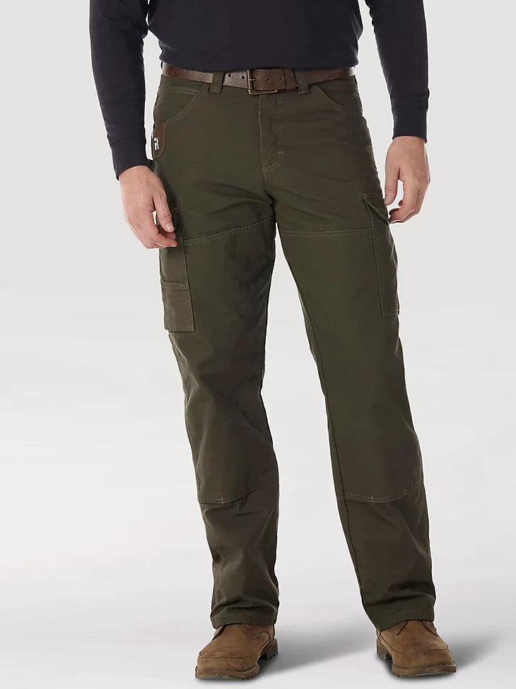 Men’s bold utility jeans-Wrangler® RIGGS® Men's Lined Ripstop Ranger Pant_Loden