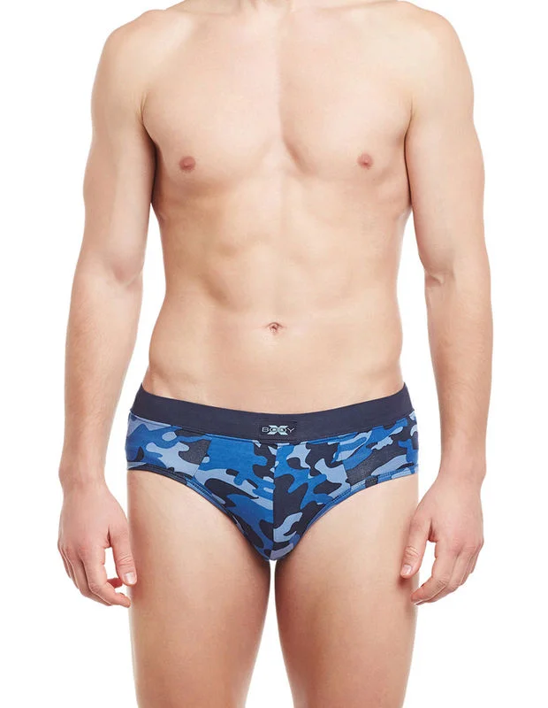 men's fitted underwear set-Body X Printed Briefs-BX06B Camo