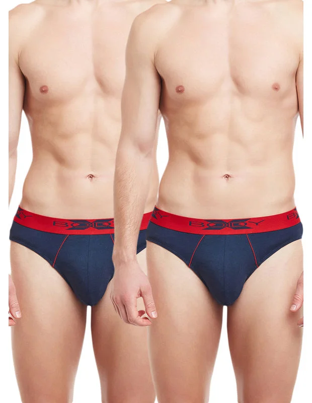 men's affordable underwear service-Body X Solid Briefs-Pack of 2-BX21B_Navy