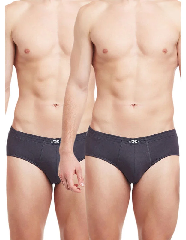 men's slimming underwear service-Body X Solid Briefs-Pack of 2-TUTO-Navy