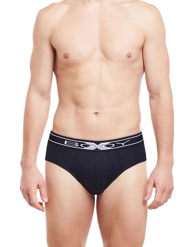 men's travel underwear collection-BodyX Men Briefs BX10A-B-NAVY