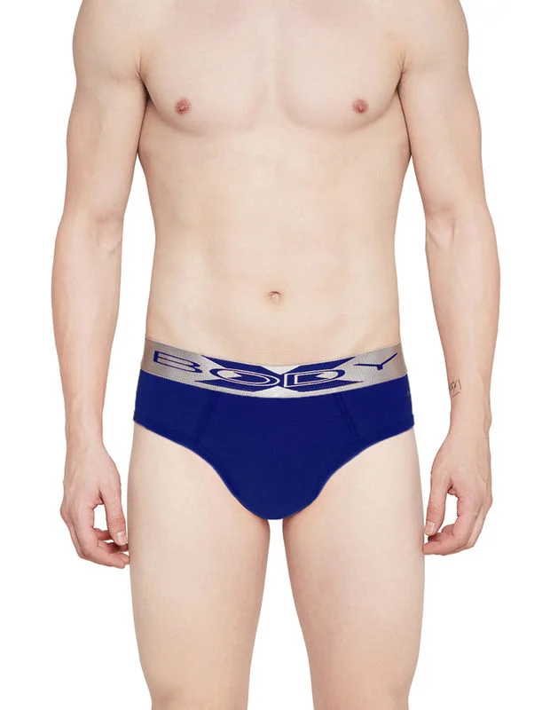 men's breathable underwear set-BodyX Men Briefs BX32B-D.Blue