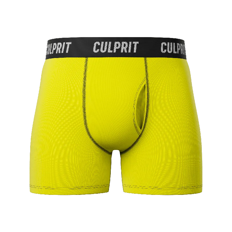 men's anti-odor underwear pack-Mellow Yellow 🔆 Boxer Briefs w/ fly