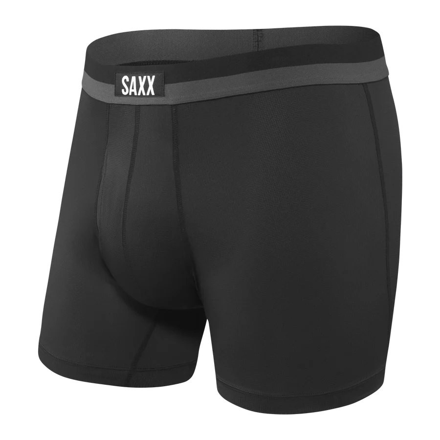 men's stretch underwear monthly-SAXX Sport Mesh Boxer Brief with Fly